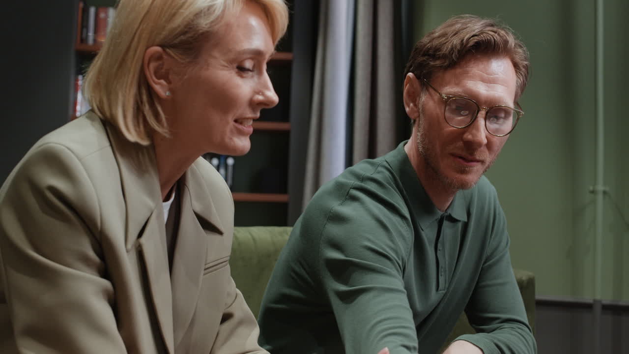 Couple Engaged in a Counseling Session