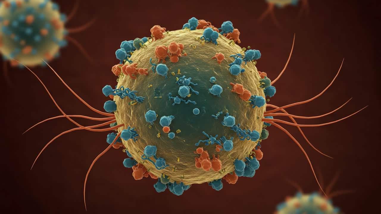 Microscopic Visualization of a Cell: Examining the Intricate Structure and Diverse Components of Cellular Organization at a High Magnification Level