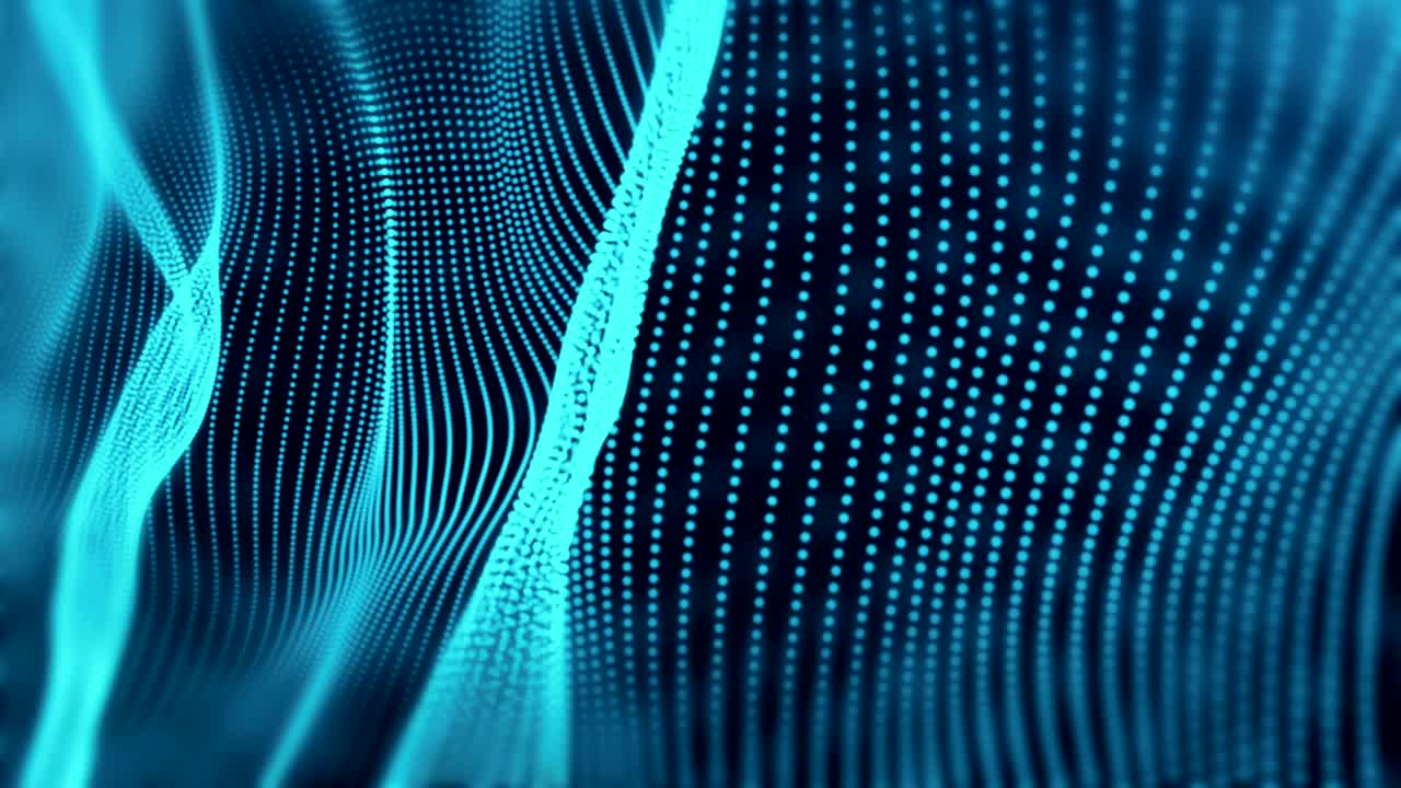 4k Abstract particles background loop