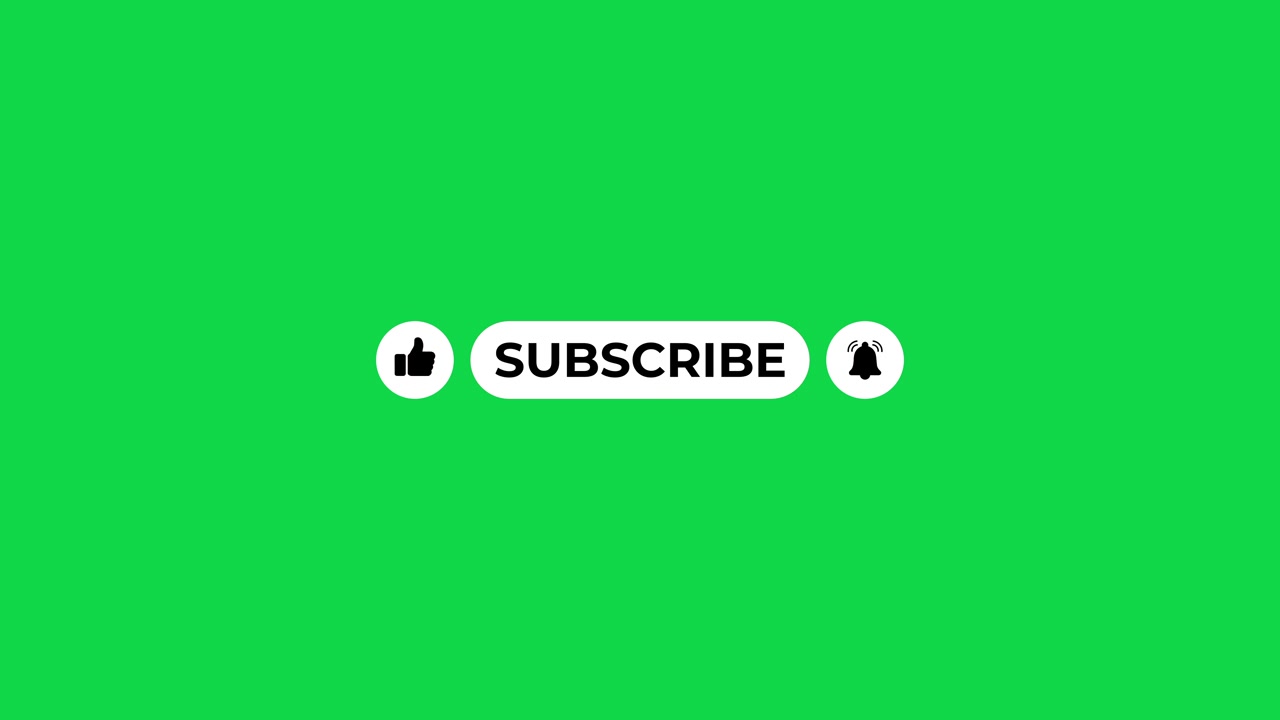 Mouse Cursor Clicking Subscribe, Like, and Notification Bell Buttons