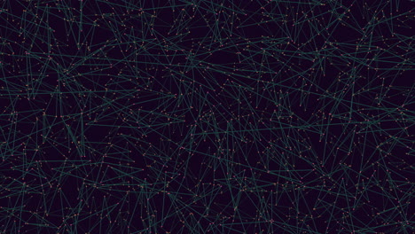 Intricate and dark grid pattern with interconnected lines and dots