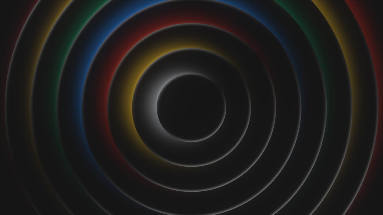 patrón de círculos concéntricos abstractos