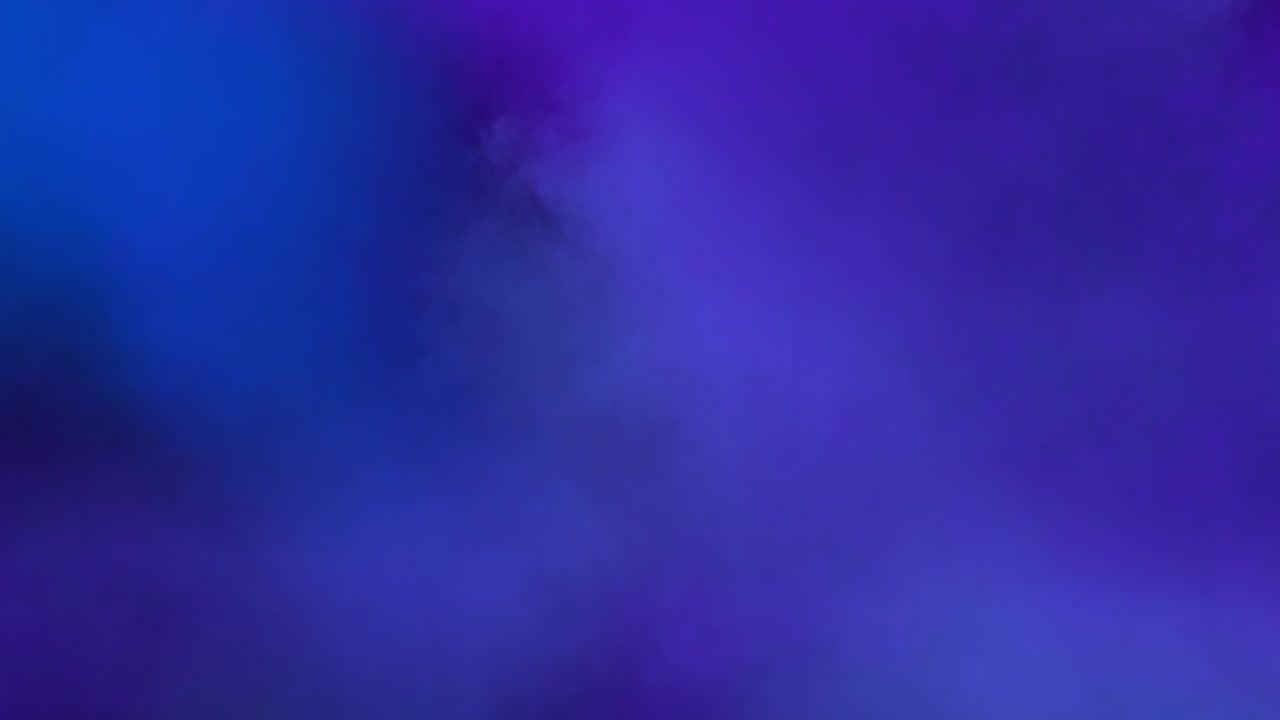 Fumo colorato che si diffonde, pulendo il fotogramma dal basso verso l'alto.