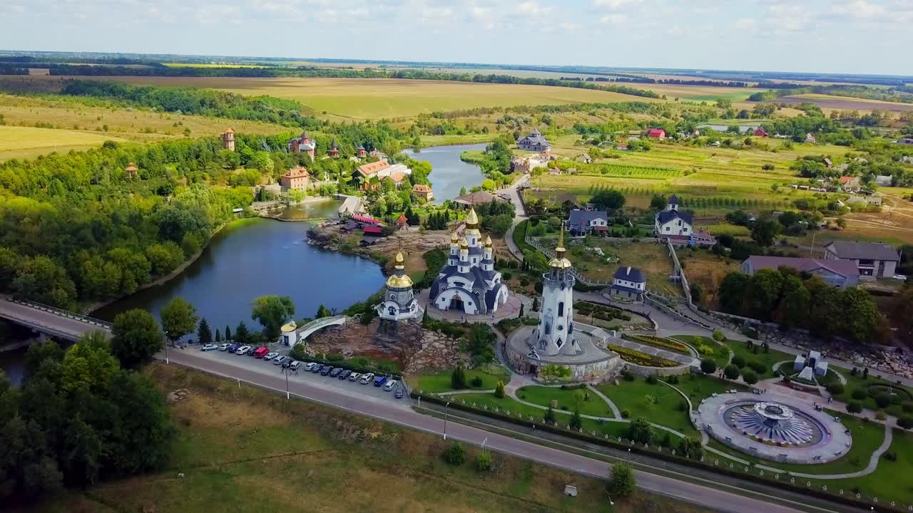 parque paisajístico, iglesia de san eugenio, vista aérea 09