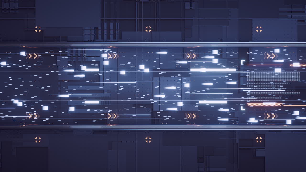 Fast speed electronic transmission circuit, 3d rendering.