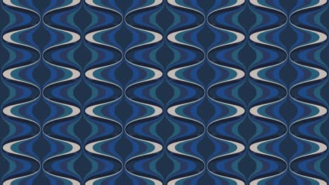 animación retro ondulada azul. fondo en 4k.