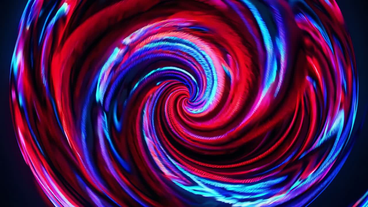 Bright streaks of vibrant colors swirling together, forming a mesmerizing vortex with a hypnotic effect, creating an abstract and dynamic composition