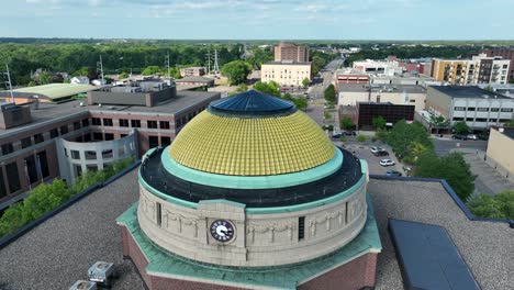 Cúpula-Del-Juzgado-Del-Condado-De-Stearns-En-Saint-Cloud,-Minnesota