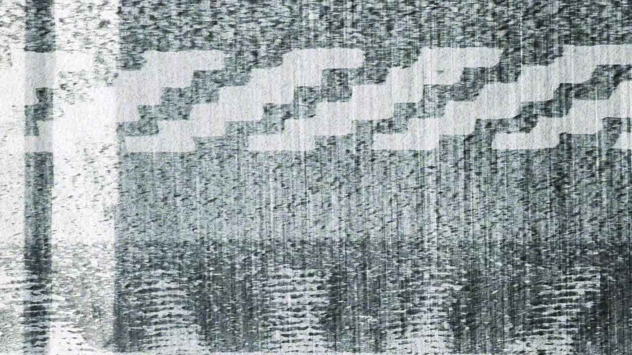 Immagine astratta di zoetropio con segnaletica stradale, ideale per loop VJ, sovrapposizioni e transizioni