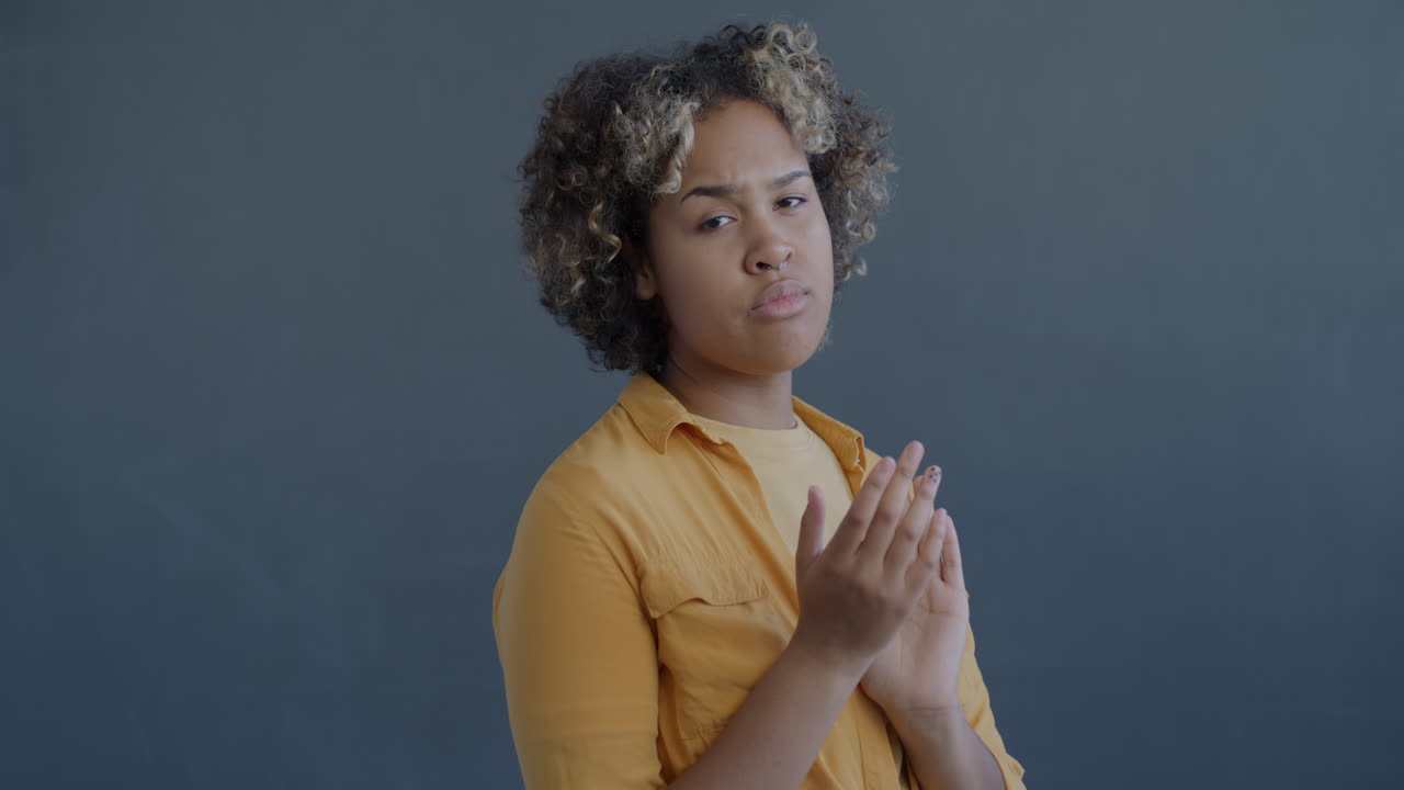 Woman with a Disapproving Expression