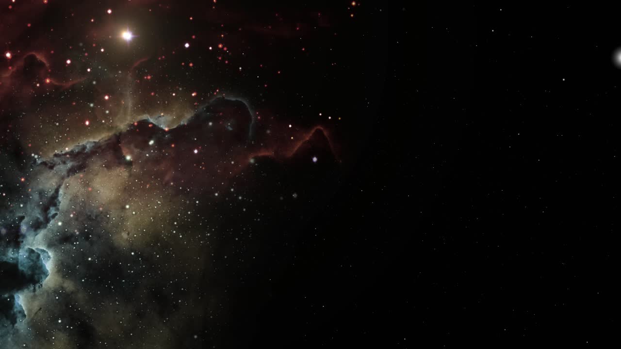 nebulosa cósmica en el universo