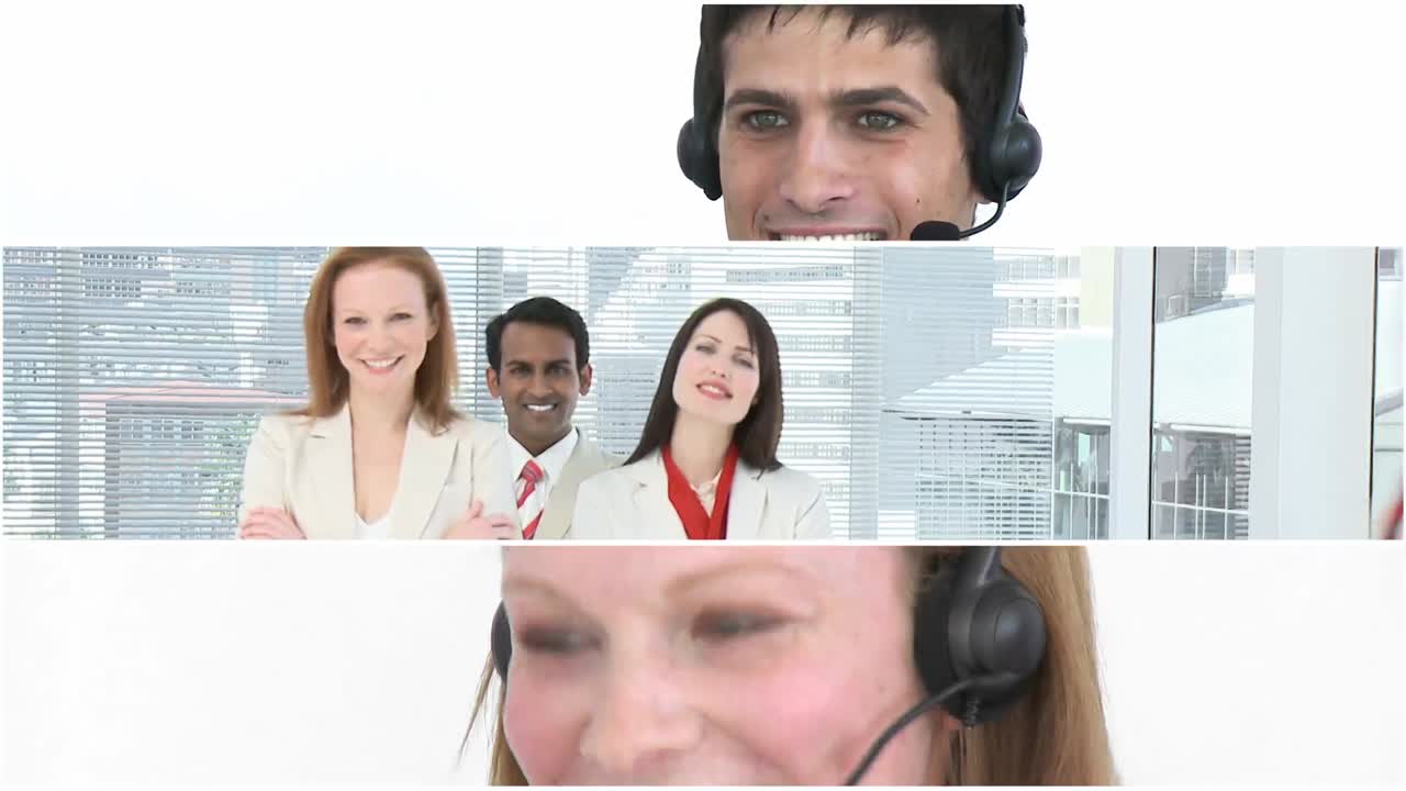 personas que trabajan en una oficina