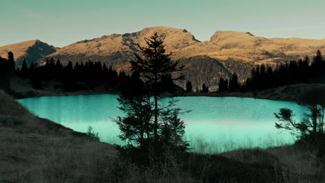 alpine lake scenery