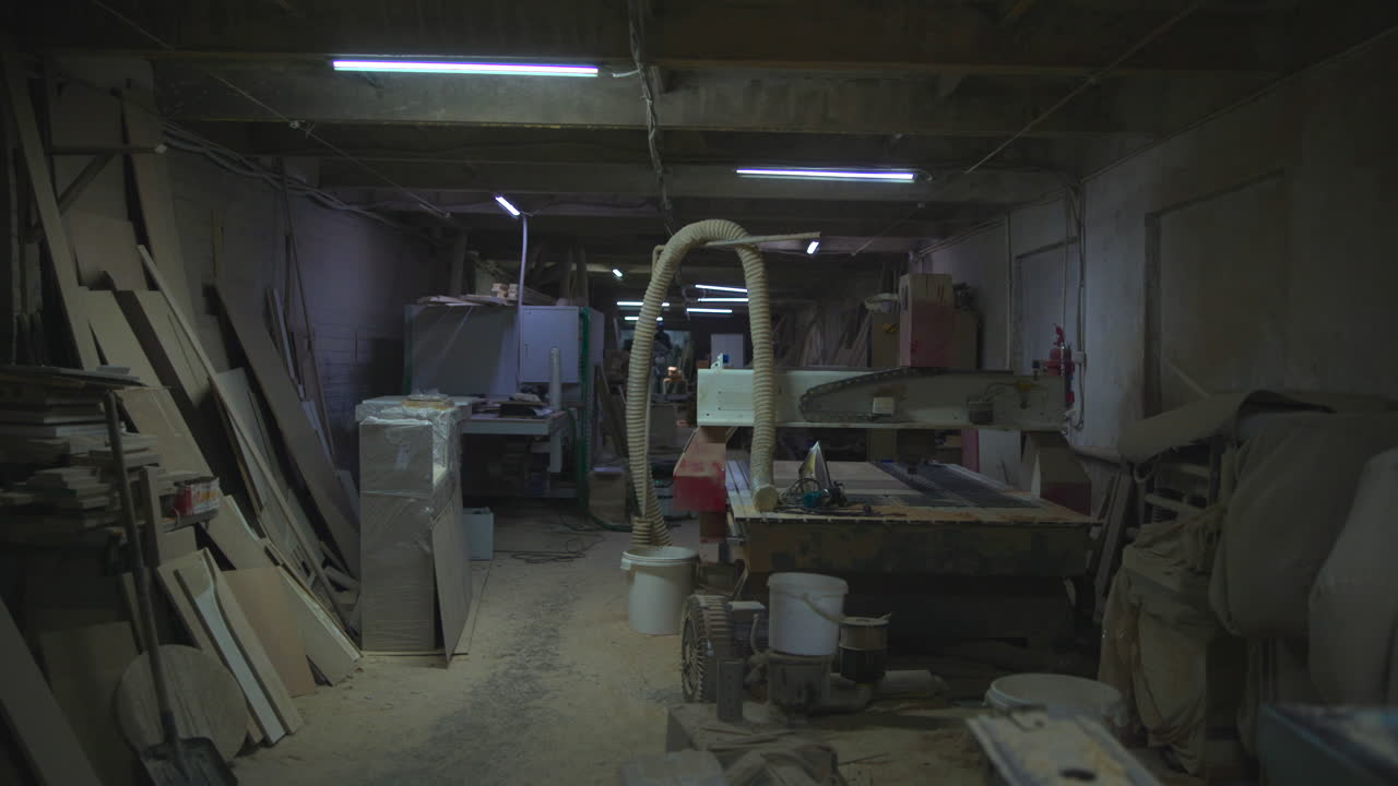 Inside a Woodworking Workshop