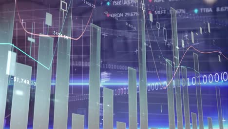 Animación-De-Estadísticas-Y-Codificación-Binaria,-Procesamiento-De-Datos-Financieros