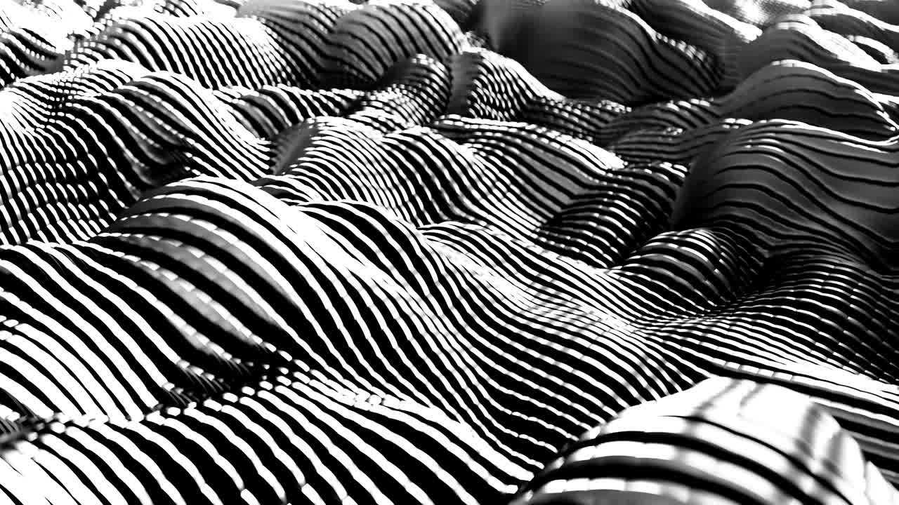 forma de onda abstracta. animación en 4k y uhd.