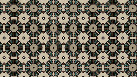 the colorful geometric repeating tile pattern is mostly in the shade of black