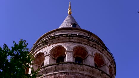 la torre de galata desde estambul, turquía.