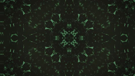 Abstrakter-Motion-Graphics-Hintergrund---Grüne-Mosaikstruktur