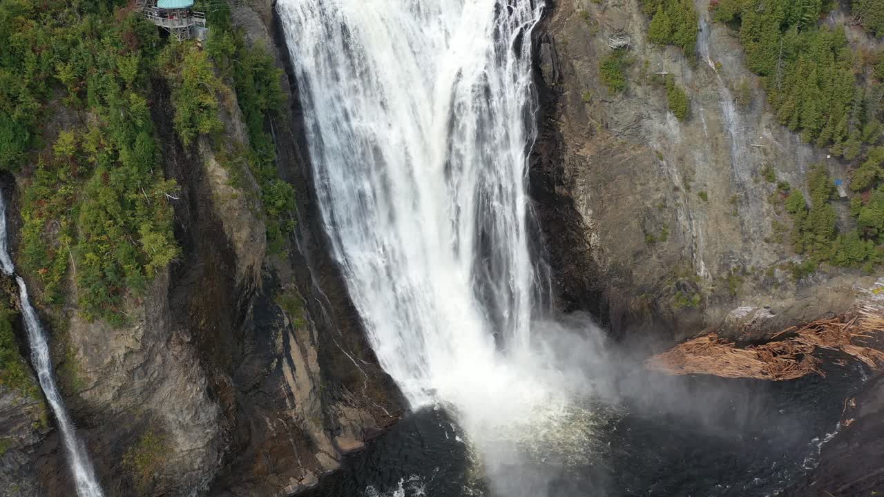 Montmorency Falls Quebec Aerial View