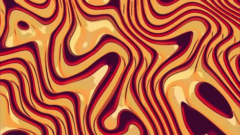 patrón ondulado abstracto en naranja, rojo, amarillo y púrpura