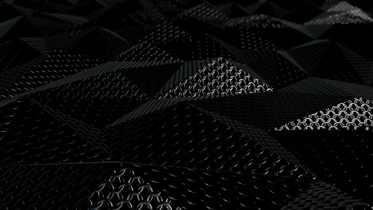 armatura a catena metallica anello di sfondo geometrico