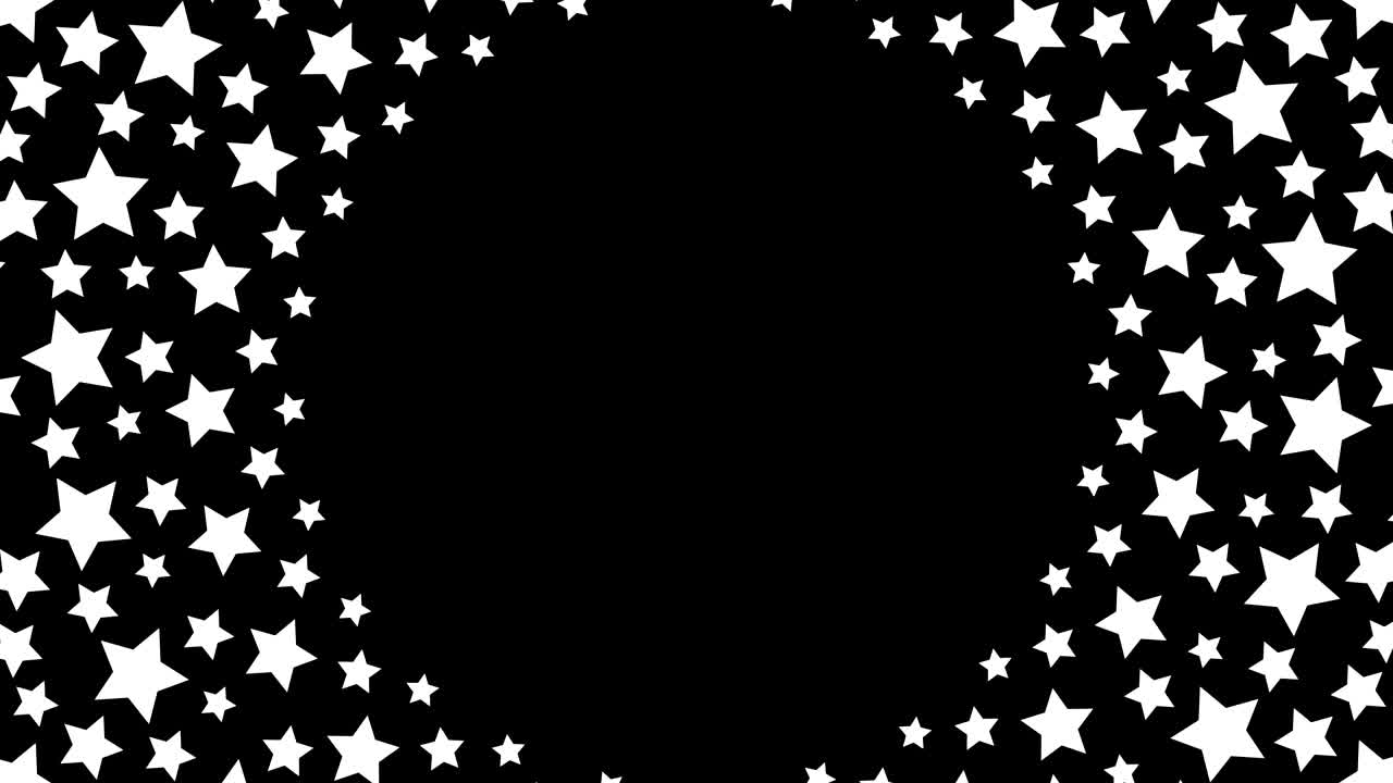 el patrón del símbolo de la estrella de navidad gira moviéndose ilustración de color dorado en fondo blanco animación de bucle sin costuras 4k, y canal alfa luma mate con espacio de copia