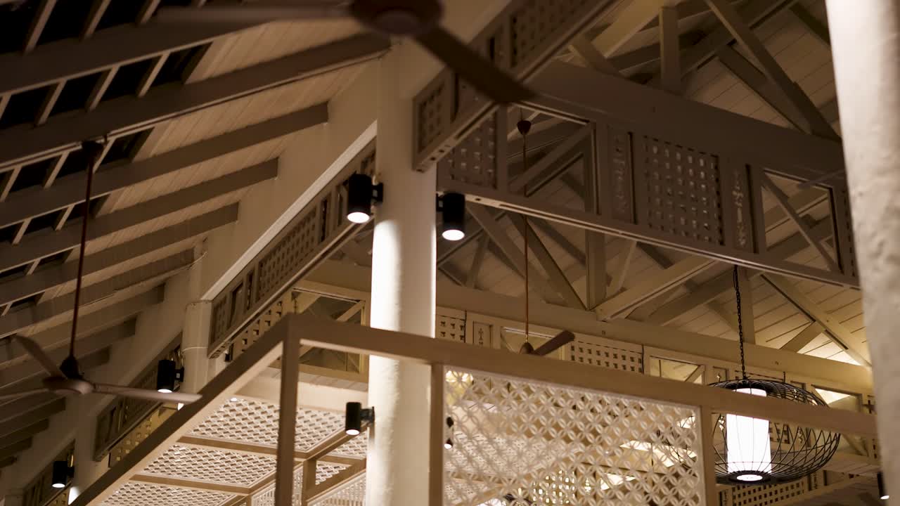 Interior Design of a Tropical Restaurant