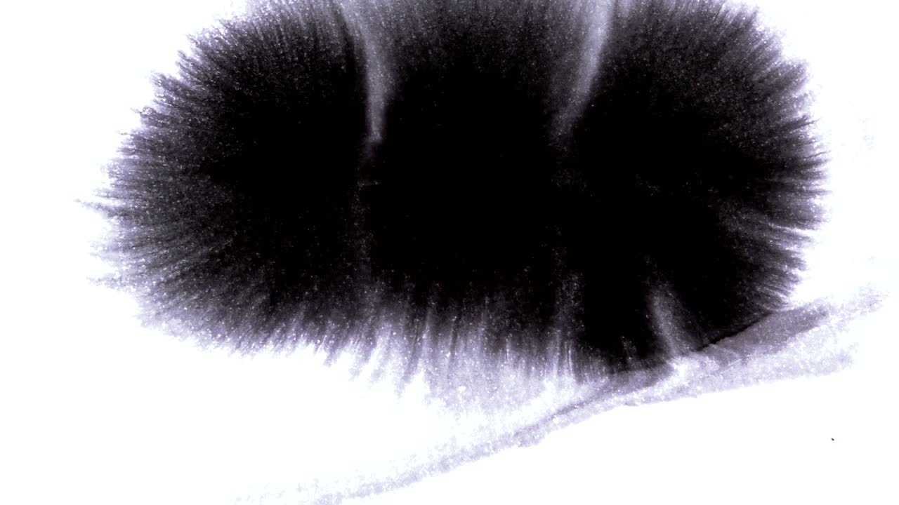 абстрактные капли чернил взрываются всплески диффузионное движение