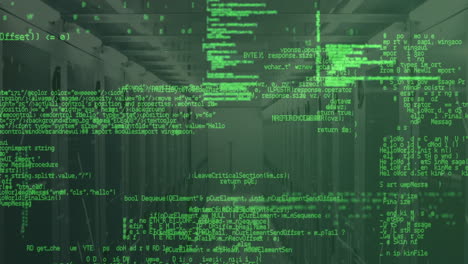 animazione dell'elaborazione dei dati su server