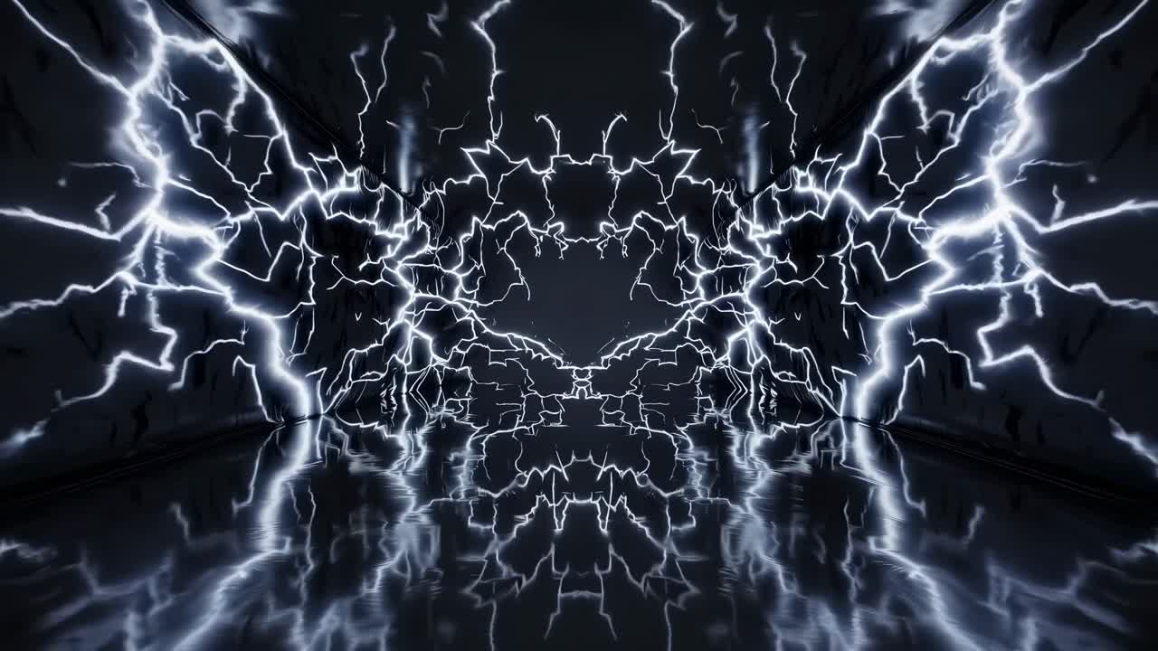 Abstract Lightning Tunnel