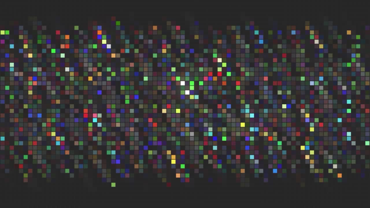 Colorful Abstract Pixel Art Background