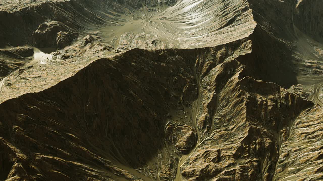 vista del paisaje del planeta alienígena