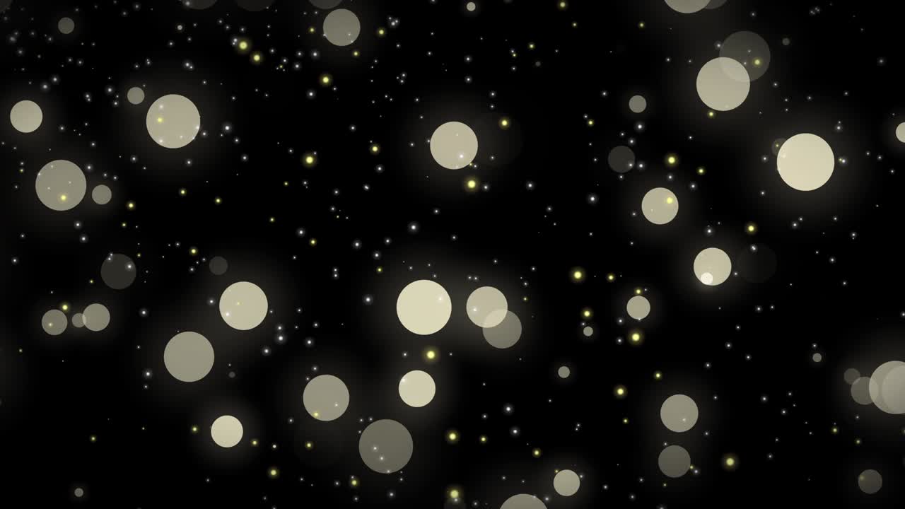 색 눈알, 황금색 콘페티, 검은색 크리스마스 배경에 보케 조명, 알파 채널과 함께 3d 렌더링 이미지