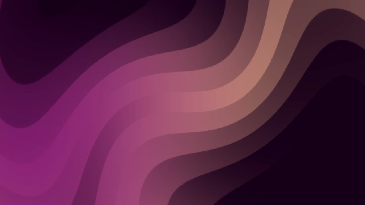 animación de una onda de luz rosada brillante que se mueve sobre un fondo negro