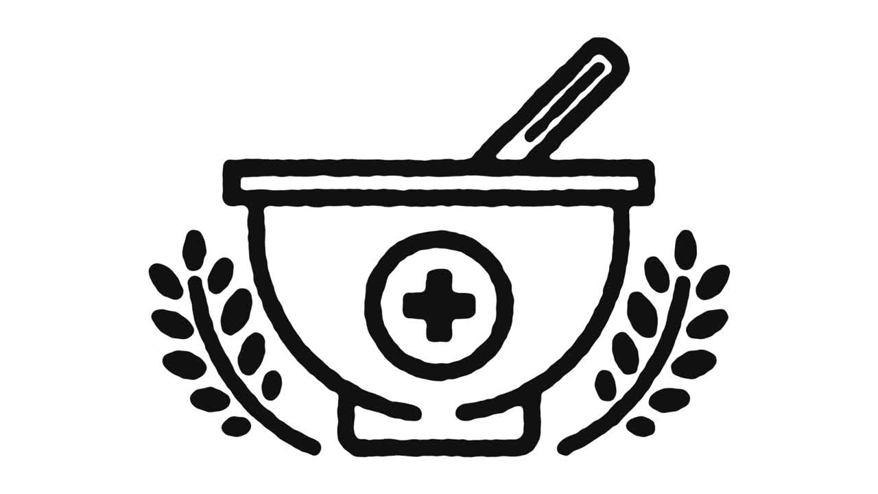 imágenes de animación de icono de mortero y pestillo y canal alfa