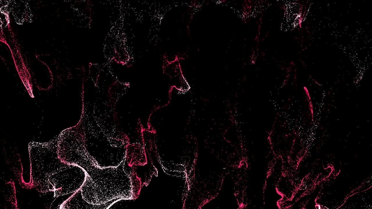 las partículas 4k explotan orgánicamente a través del marco.