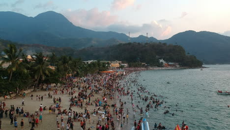 shoreline of puerto galera, philippines