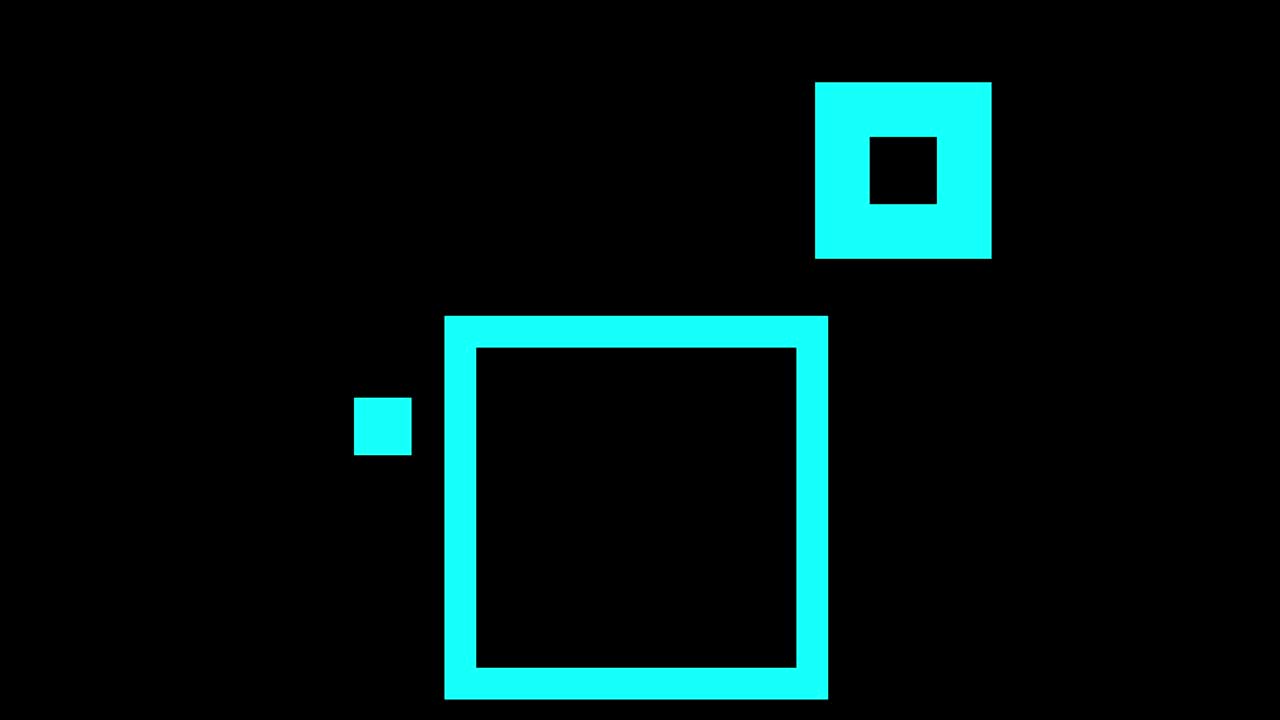 Shape animation square motion graphics