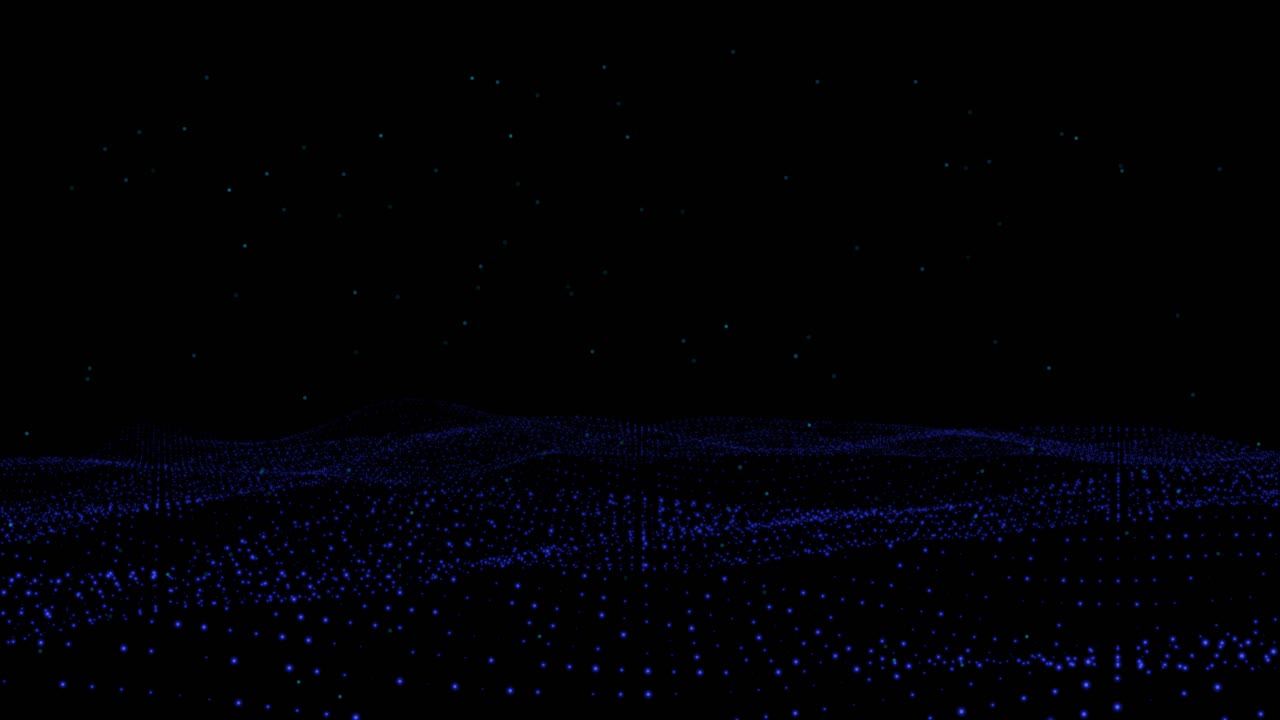 Abstract Blue Dotted Wave Background