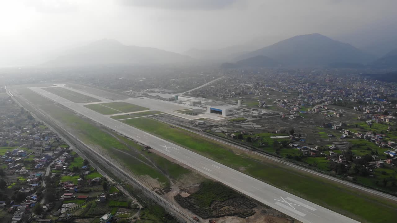 runway of pokhara international airport