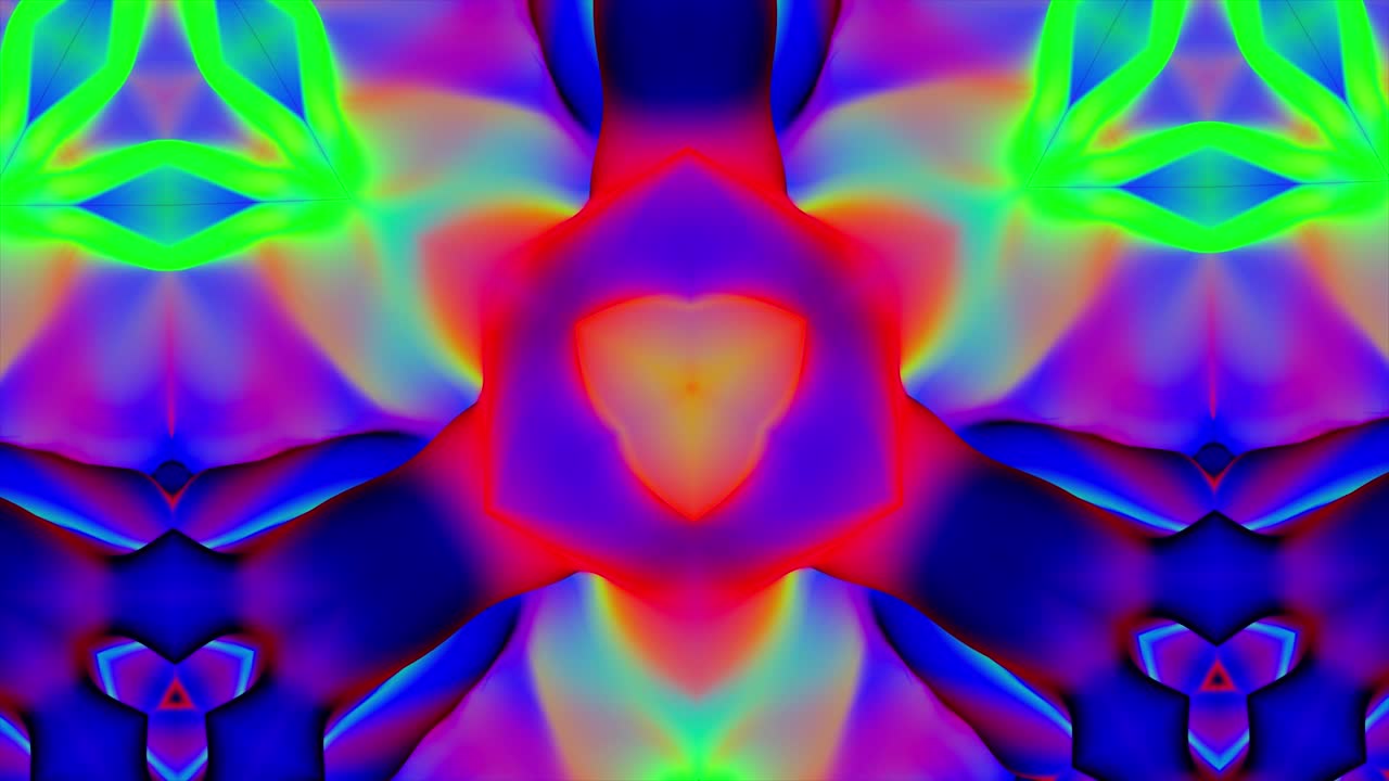 arte abstracto y colorido del caleidoscopio