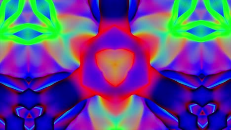 arte abstracto y colorido del caleidoscopio