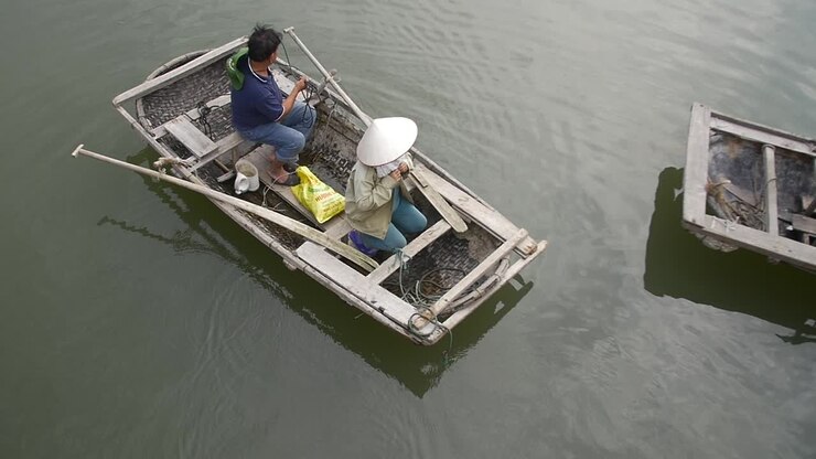 Traditional Vietnamese Fishing Boat