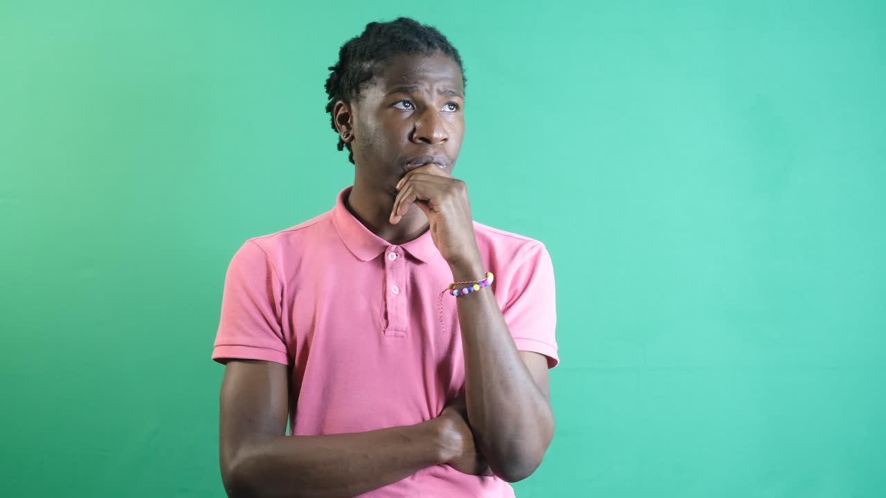Black Man Posing