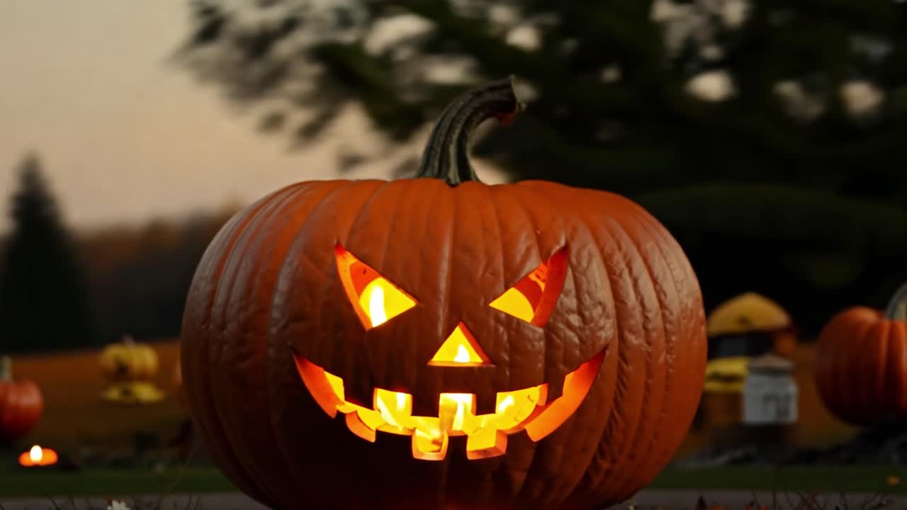 Zucche intagliate di Halloween
