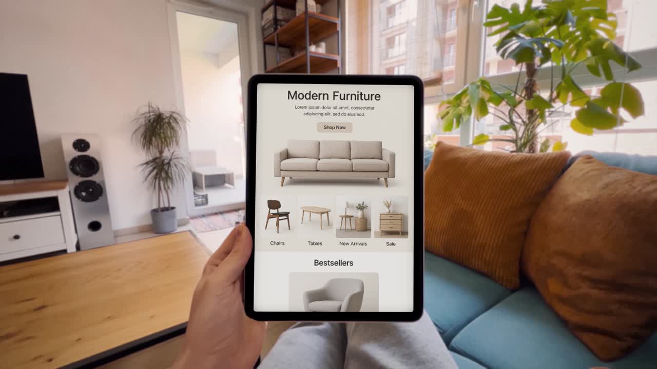 Mockup schermo tablet - Modello After Effects 4K