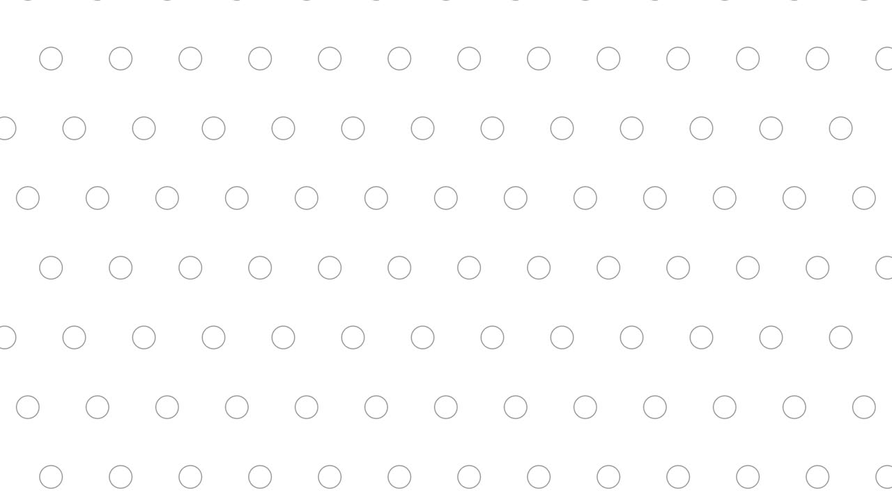 Abstract geometric pattern with gray circles on a white background. Trendy color palette motion graphics