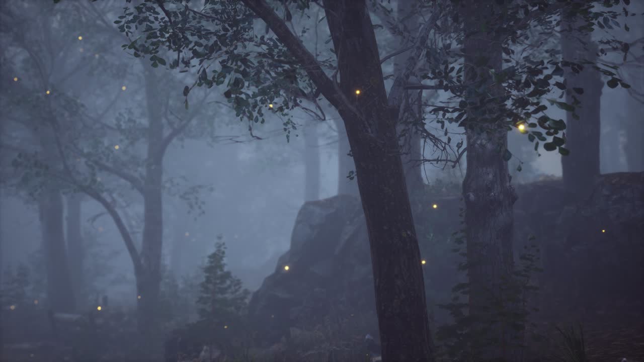 на высоте при ярком лунном свете