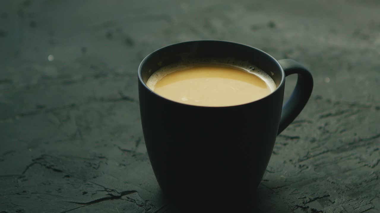 Чашка горячего кофе